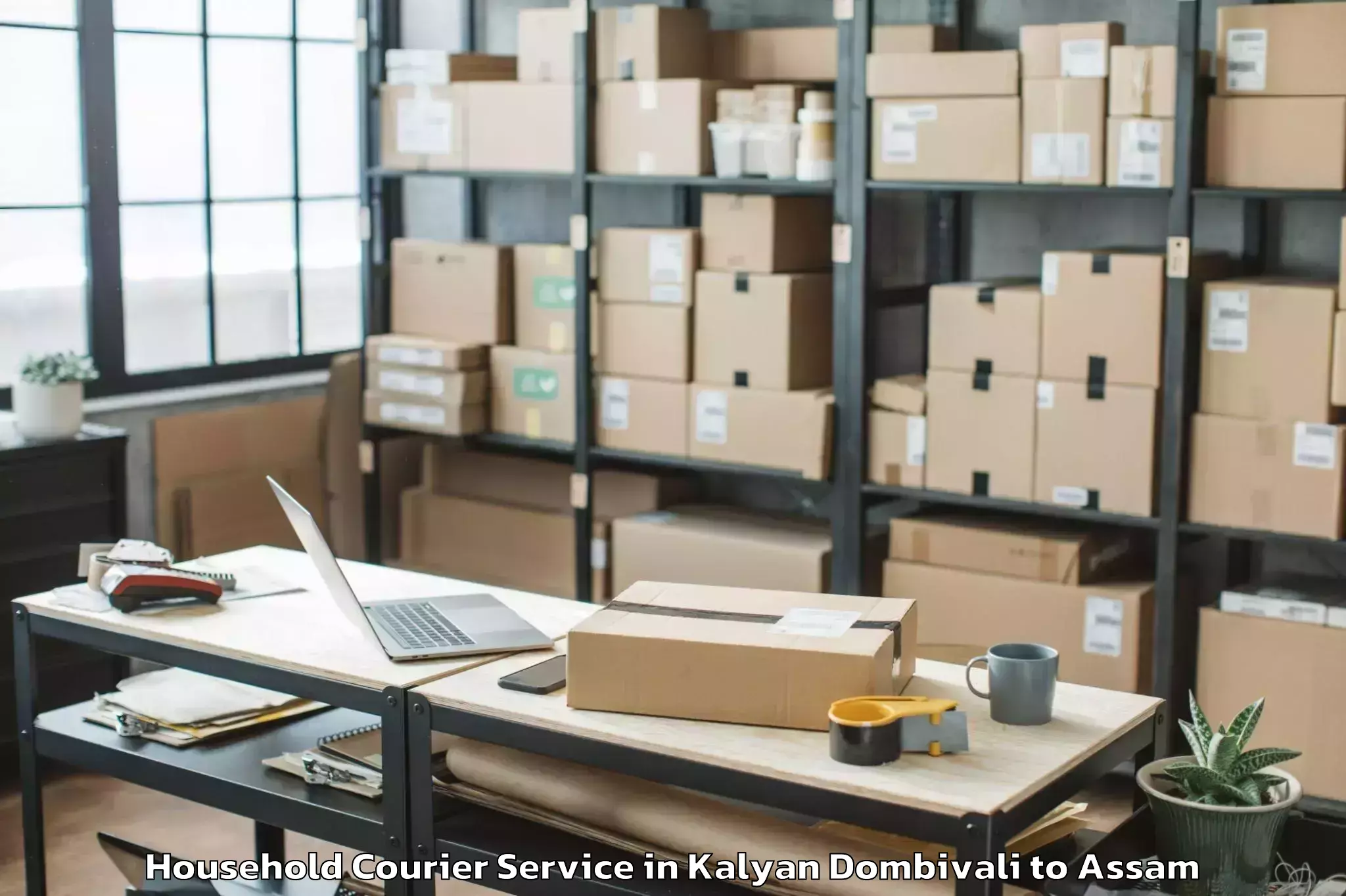 Hassle-Free Kalyan Dombivali to Numaligarh Household Courier